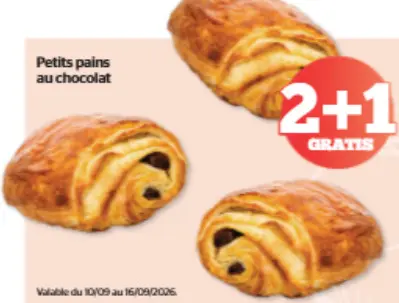 Offre: Petits pains au chocolat