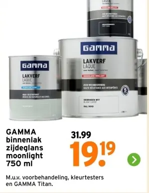 Aanbieding: Binnenlak zijdeglans moonlight