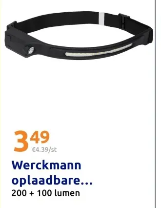 Aanbieding: Werckmann oplaadbare...