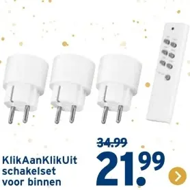 Aanbieding: KlikAanKlikUit schakelset