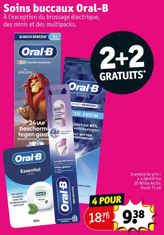 Offre: Soins buccaux Oral-B