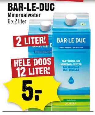 Aanbieding: Mineraalwater