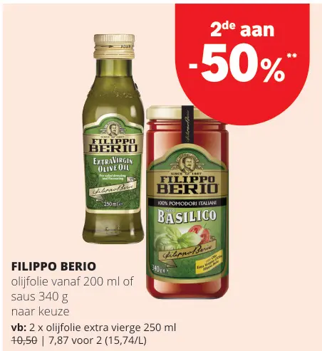 Promotie: olijfolie of saus