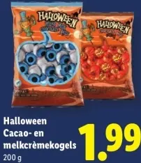 Aanbieding: Halloween Cacao- en melkcrèmekogels