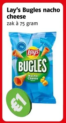 Aanbieding: Lay's Bugles nacho cheese