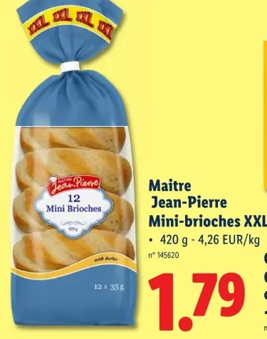 Offre: Mini-brioches XXL