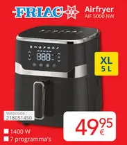 Aanbieding: FRIAC Airfryer AIF 5000 NW