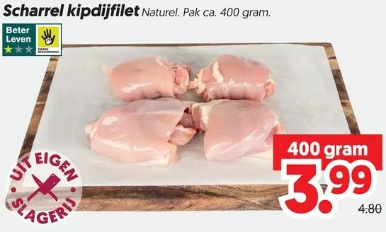 Aanbieding: Scharrel kipdijfilet