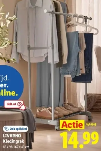 Aanbieding: Kledingrek