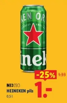 Aanbieding: HEINEKEN pils