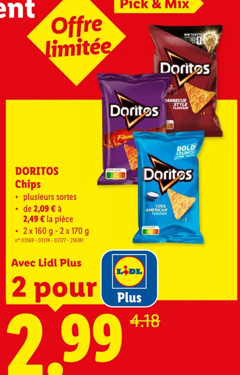 Offre: Chips