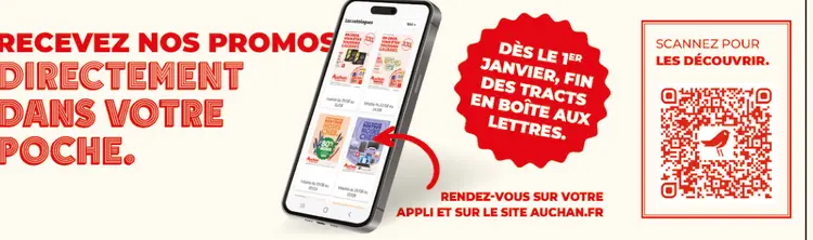 Offre: Recevez nos promos directement dans votre poc