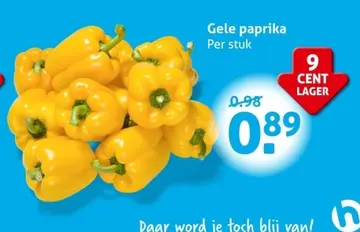 Aanbieding: Gele paprika