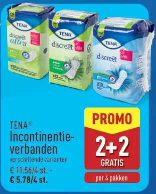 Promotie: Incontinentie-verbanden