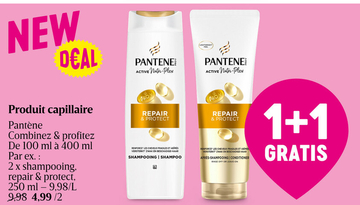 Offre: Pantène shampooing, repair & protect