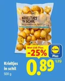 Aanbieding: Krieltjes in schil