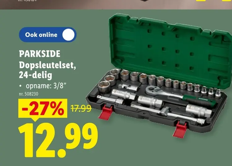 Promotie: Dopsleutelset