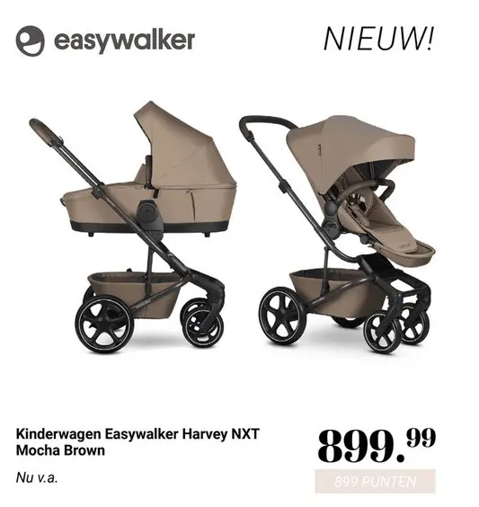 Aanbieding: Kinderwagen Easywalker Harvey NXT Mocha Brown