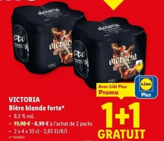 Offre: Bière blonde forte