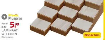 Aanbieding: Laminaat wit eiken
