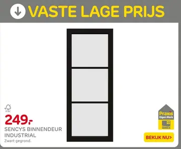 Aanbieding: Sencys binnendeur industrial