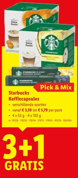 Aanbieding: Koffiecapsules