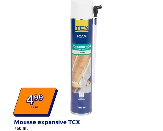 Offre: Mousse expansive TCX