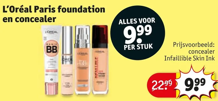 Aanbieding: Foundation en concealer
