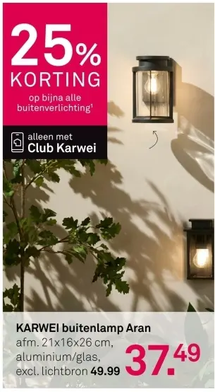 Aanbieding: Buitenlamp Aran