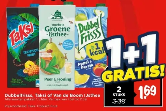 Dubbelfrisss, Taksi of Van de Boom IJsthee