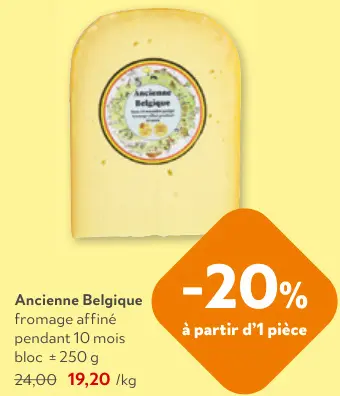 Offre: Fromage affiné pendant 10 mois