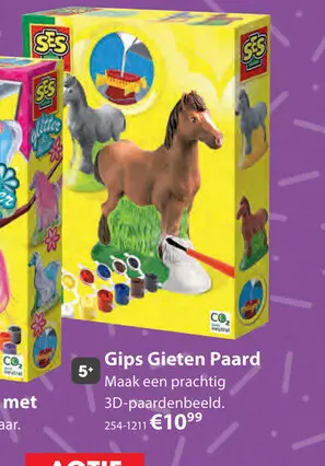 Aanbieding: Gips Gieten Paard