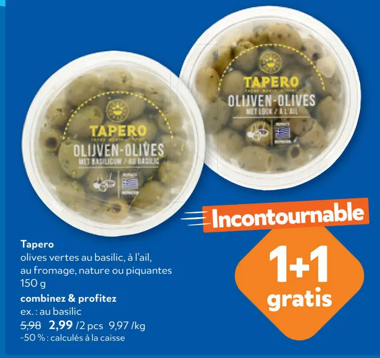 Offre: Tapero Olijven-Olives