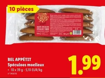Offre: Spéculoos moelleux