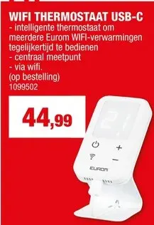 Promotie: Wifi Thermostaat USB-C