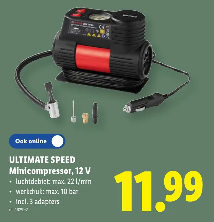Promotie: Minicompressor, 12 V