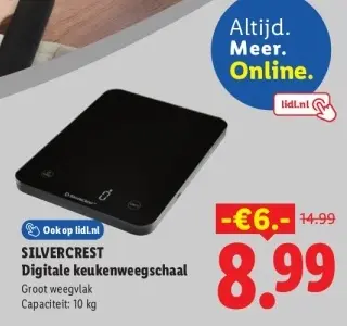 Aanbieding: Digitale keukenweegschaal