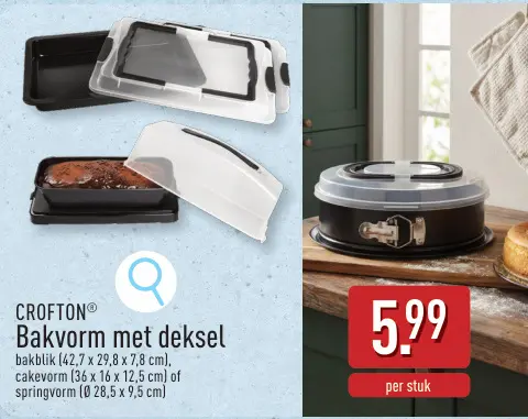 Promotie: Bakvorm met deksel