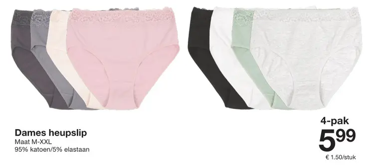 Aanbieding: Dames heupslip