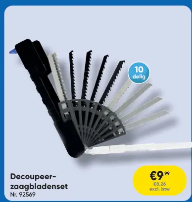 Promotie: Decoupeer-zaagbladenset