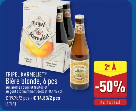 Offre: Bière blonde