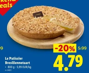 Promotie: Bresiliennetaart