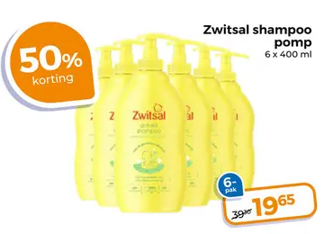 Aanbieding: Zwitsal shampoo pomp