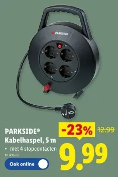 Promotie: Kabelhaspel