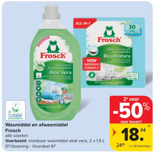 Promotie: Wasmiddel en afwasmiddel