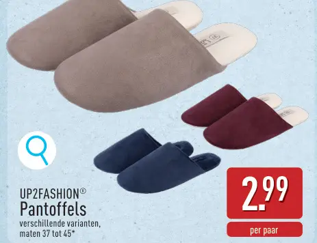Promotie: Pantoffels