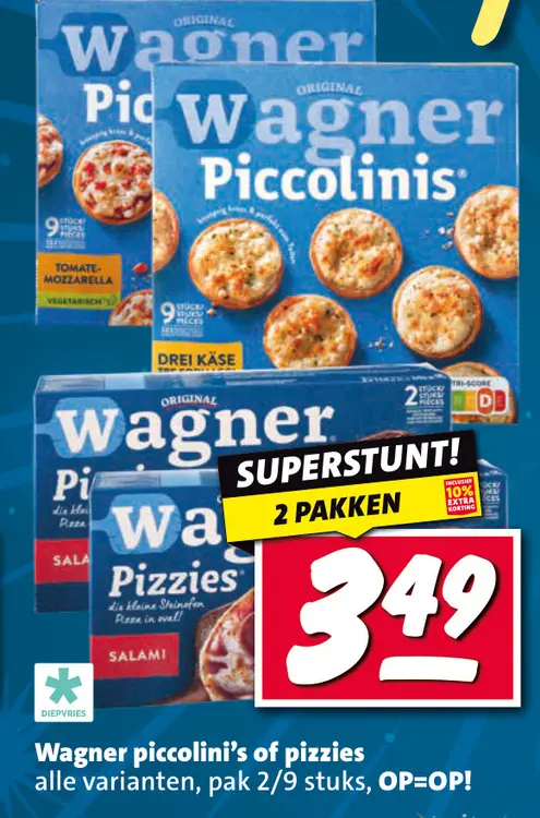 Aanbieding: Wagner Piccolinis / Pizzies