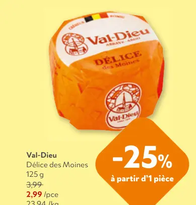 Offre: Val-Dieu Délice des Moines