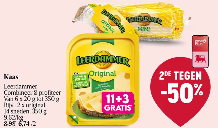 Aanbieding: Kaas Leerdammer
