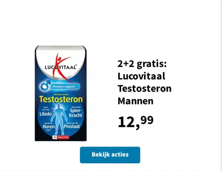 Aanbieding: Testosteron Mannen